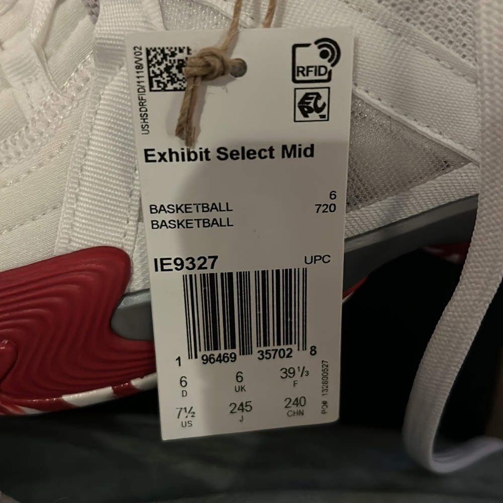 NWT Adidas Exhibit Select Mid Women’s 7.5 Basketball Shoes - Picture 15 of 15
